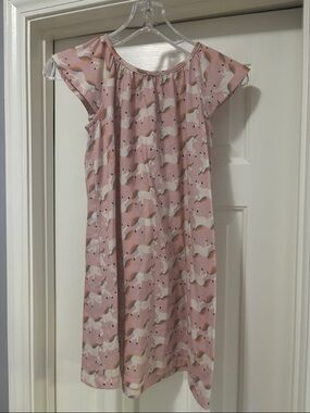 Hanna Andersson Pink Unicorn Nightgown